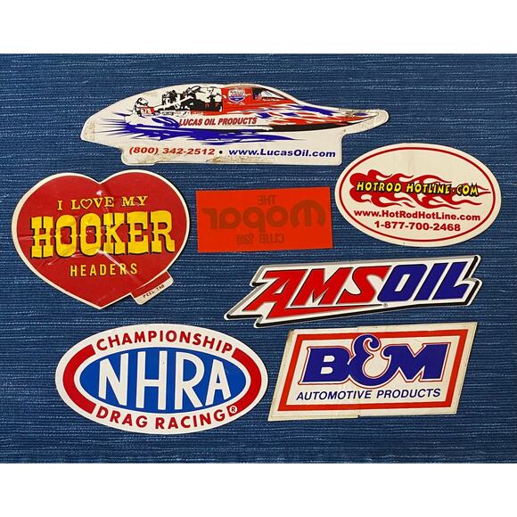 Vintage Hotrod NHRA Racing Sticker Decal Lot 20B - Picture 1 of 1